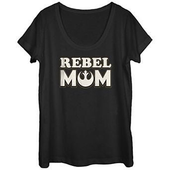 Juniors' Star Wars Mother's Day Rebel Mom Graphic Tee