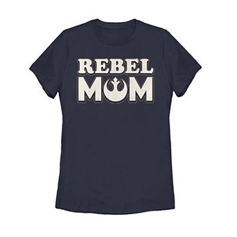 Juniors' Star Wars Mother's Day Rebel Mom Graphic Tee