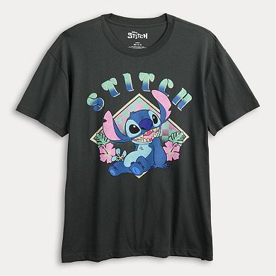 Juniors' Oversized Stitch Graphic Tee