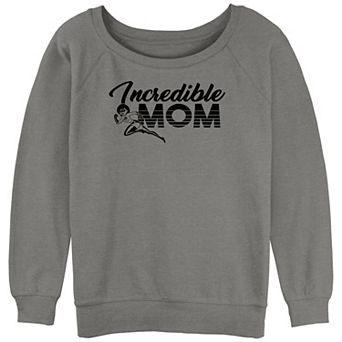 Disney / Pixar's The Incredibles Juniors' Elastigirl Incredible Mom Slouchy Terry Pullover