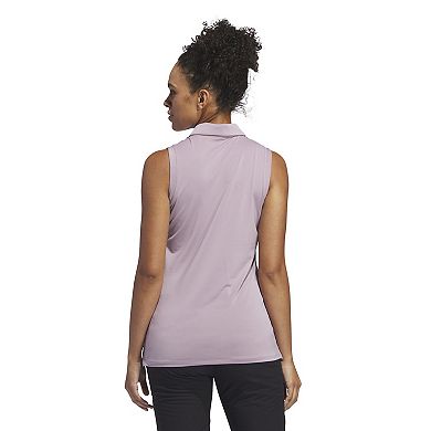 Women's adidas Ultimate365 Solid Sleeveless Polo Shirt