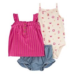 V-Neck Hardware One-Piece Swimsuit