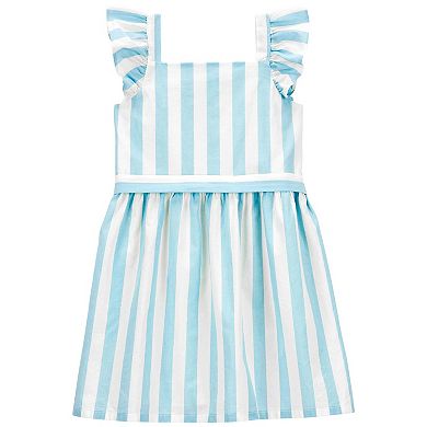 Toddler Girl Carter's Striped Flutter Dress