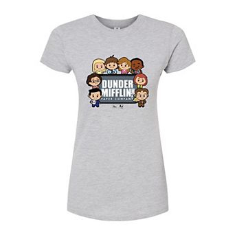 Juniors' The Office Dunder Mifflin Fitted Tee