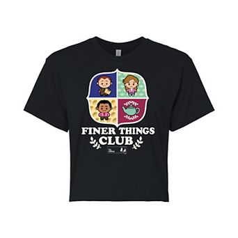 Juniors' The Office Finer Things Cropped Tee