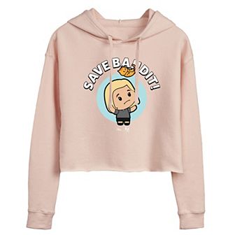 Juniors' The Office Save Bandit Cropped Hoodie