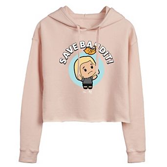 Juniors' The Office Save Bandit Cropped Hoodie