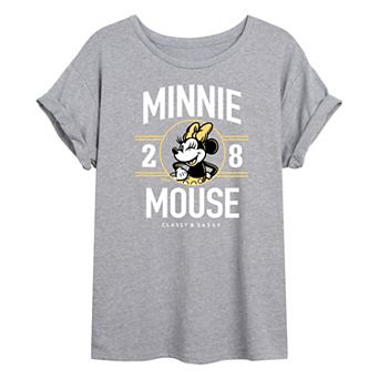 Disney's Juniors' Classy and Sassy Oversized Tee