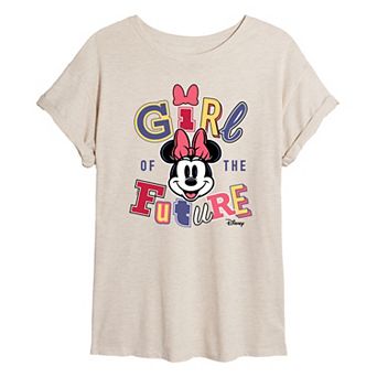 Disney's Juniors' Girl Of The Future Oversized Tee