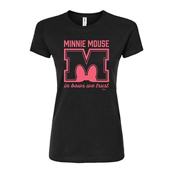 Disney's Juniors' In Bows We Trust Fitted Tee