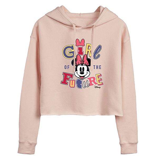 Disney's Juniors' Girl Of The Future Cropped Hoodie