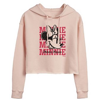 Disney's Juniors' Collegiate Cropped Hoodie