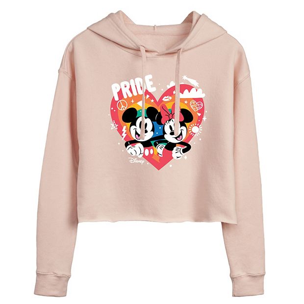 Minnie mouse shop cropped hoodie