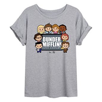 Juniors' The Office Dunder Mifflin Oversized Tee