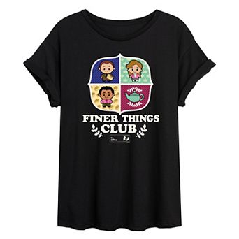 Juniors' The Office Finer Things Oversized Tee
