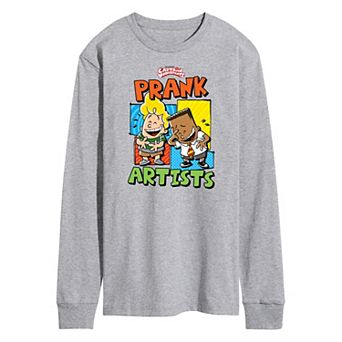 Men's Captain Underpants Prank Artists Long Sleeve Graphic Tee