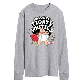 Men's Captain Underpants Tighty Whities Long Sleeve Graphic Tee