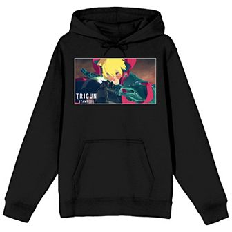 Men's Trigun Stampede Vash & Logo Graphic Hoodie