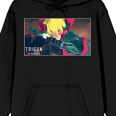 Men's Trigun Stampede Vash & Logo Graphic Hoodie