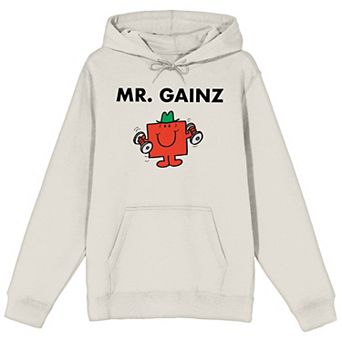 Men's Mr. Men And Little Miss Mr. Gainz Graphic Hoodie