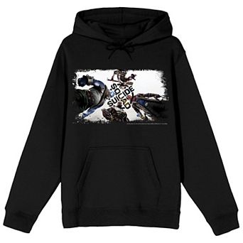 Men's DC Comics Suicide Squad Game Art Graphic Hoodie