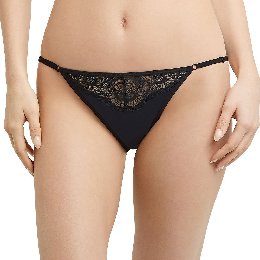 Maidenform Bikini Underwear, Barely There Microfiber Panties, No Panty Lines, 3-Pack Intimo in Stile, Nero/Pennarello Floreale/Blu Navy Eclipse, M (Pacco da 3) Donna
