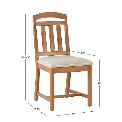 Linon Wilmer Side Chair 2-piece Set