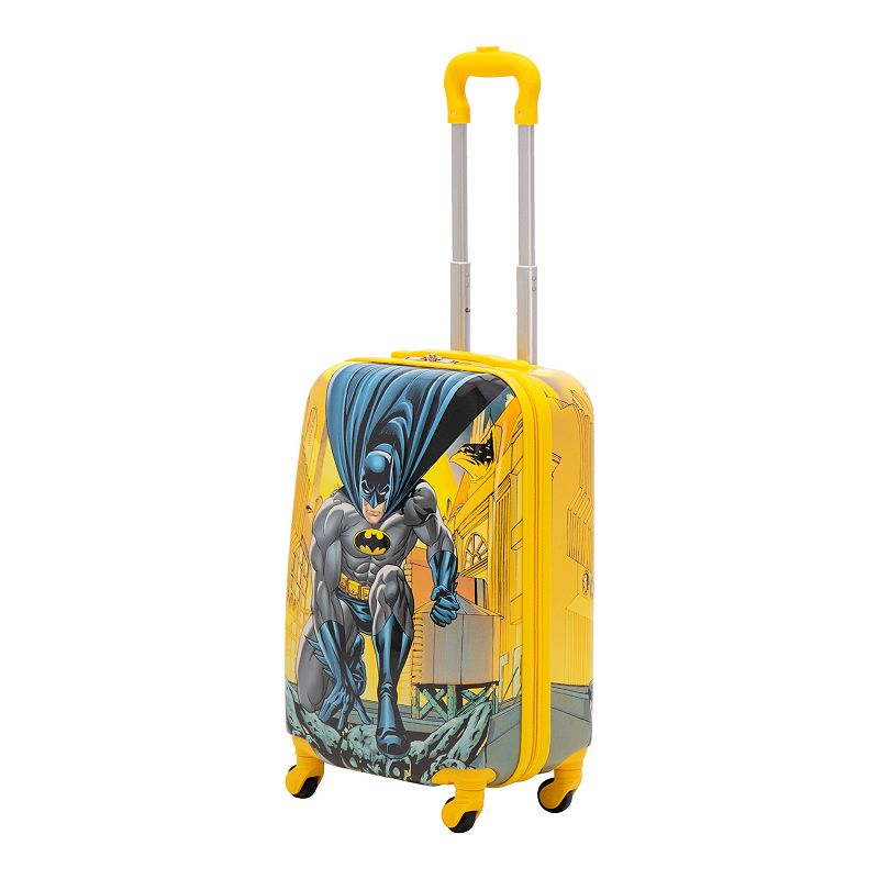 ful DC Comics Batman 21-in. Carry-On Hardside Spinner Luggage, Yellow, 21 C