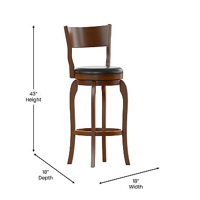 Taylor & Logan Enola Swivel Bar Stool