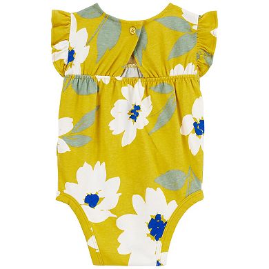 Baby Girl Carter's 2-Piece Floral Bodysuit and Pant Set