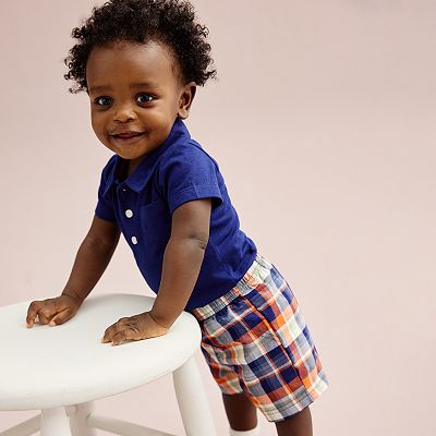 Baby Clothes Polo Bodysuit For Baby Boy Cheap Baby Boy Polo Onesie