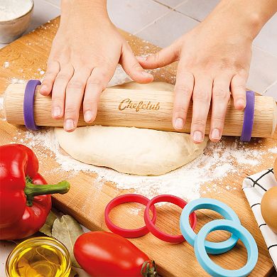 Chefclub Kids Adjustable Wooden Rolling Pin