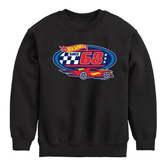 Boys 8-20 Hot Wheels Oval Crest Fleece Sweatshirt