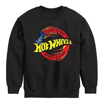 Boys 8-20 Hot Wheels Without Flame Fleece Sweatshirt
