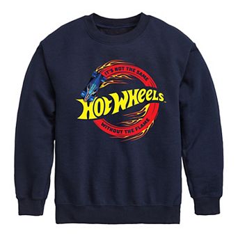 Boys 8-20 Hot Wheels Without Flame Fleece Sweatshirt
