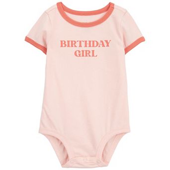 Baby Girl Carter's Birthday Girl Cotton Bodysuit