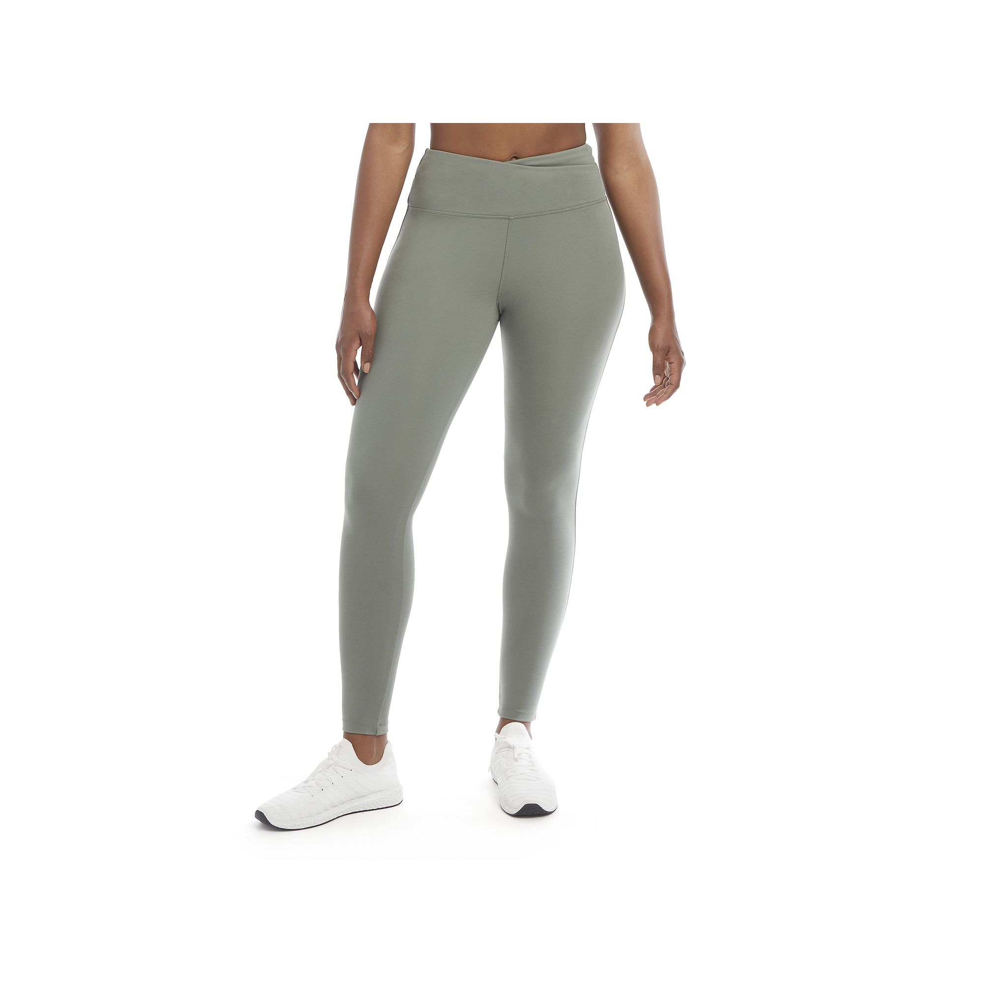 Womens Jockey Sport® Wrap Waist Leggings, Size: XS, Agave Green