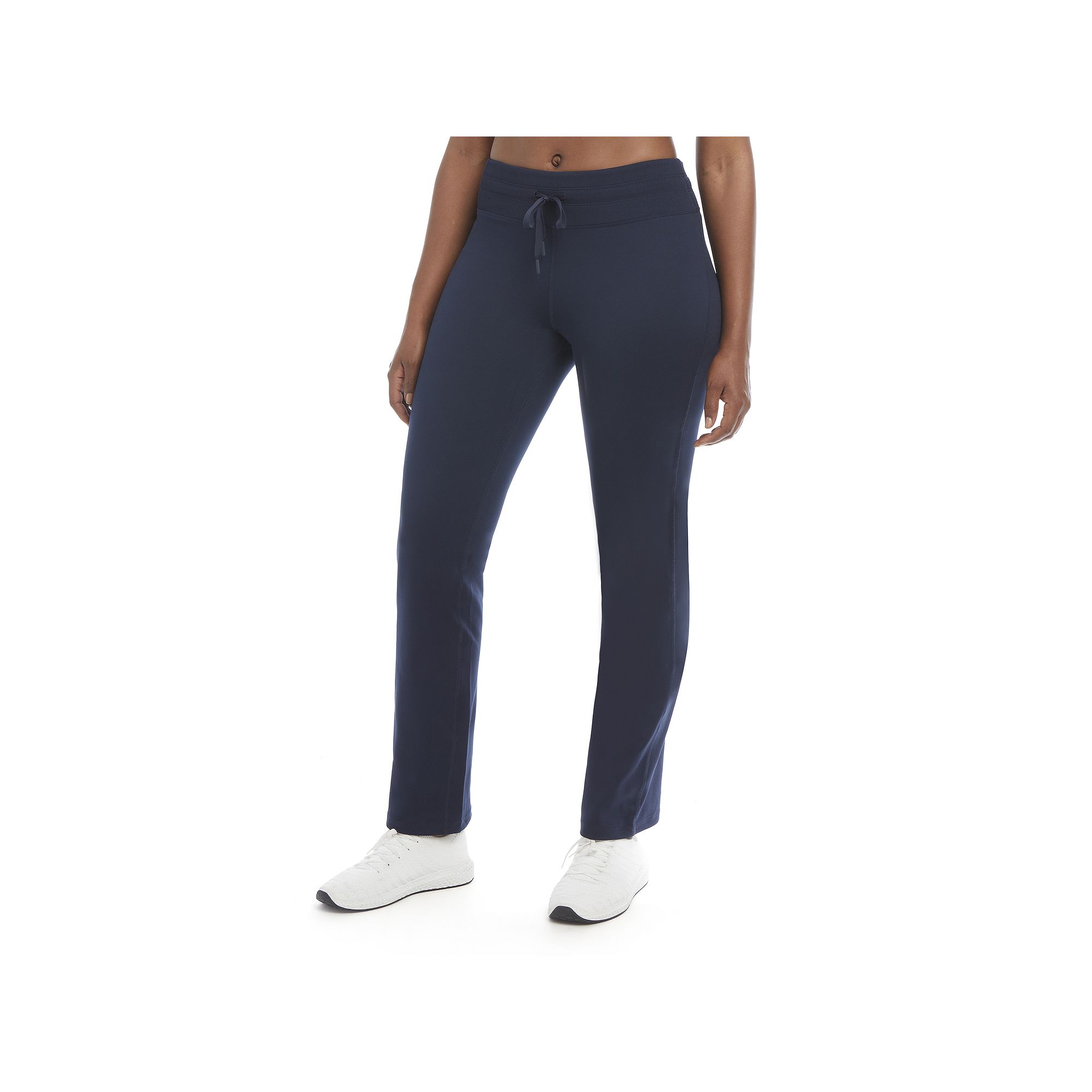 Womens Jockey Sport® Tie Waist Yoga Flare Pants, Size: Small, Neo Blue
