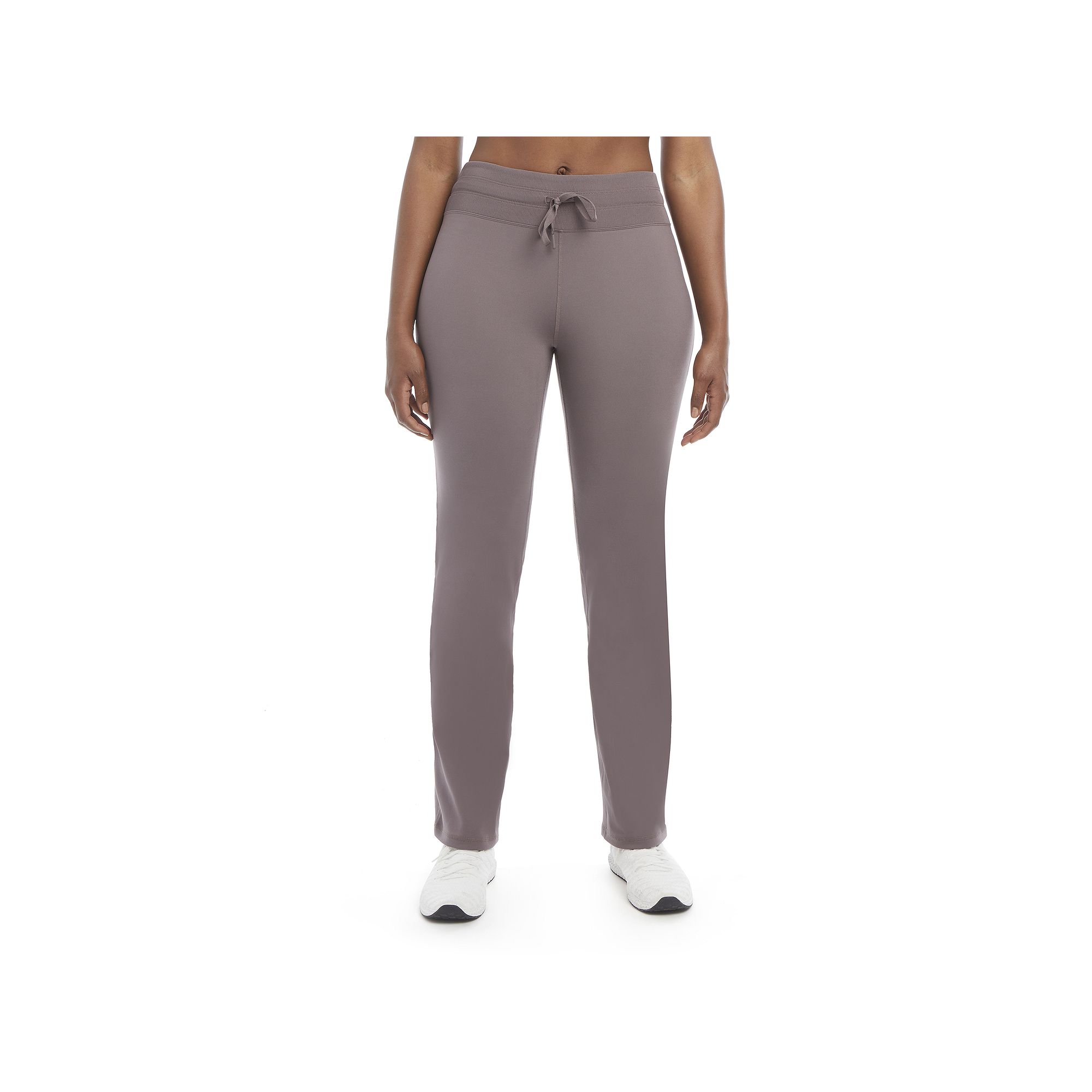 Womens Jockey Sport® Tie Waist Yoga Flare Pants, Size: XS, Purple Truffle