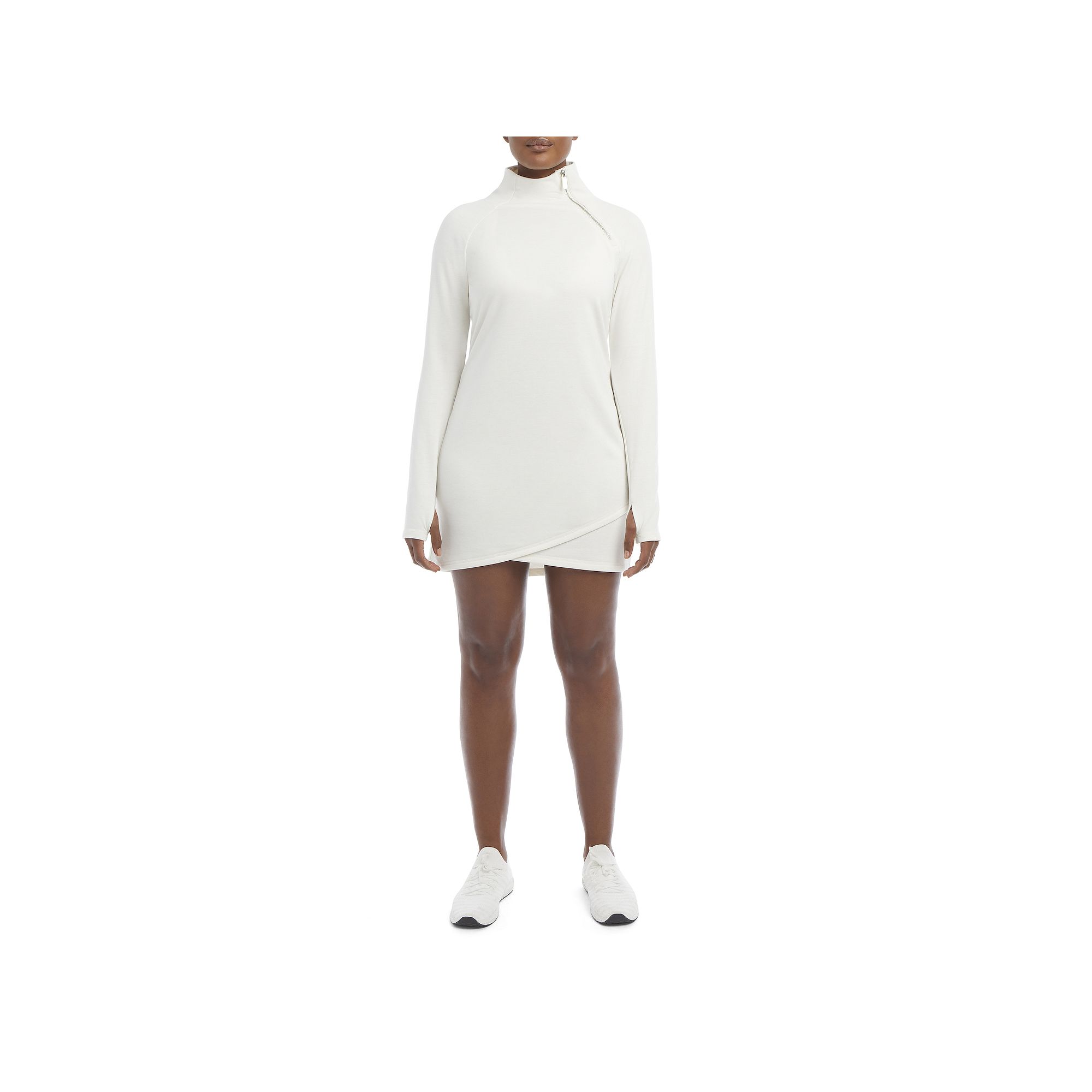 Womens Jockey Sport® ASYM Dress, Size: XS, Brown