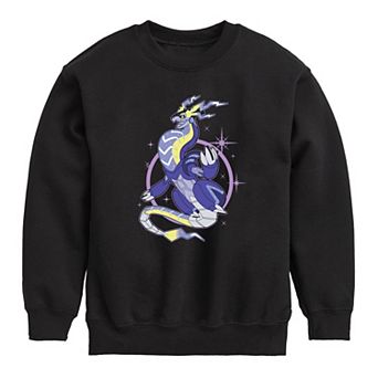 Boys 8-20 Pokemon Miraidon Elements Crew Fleece