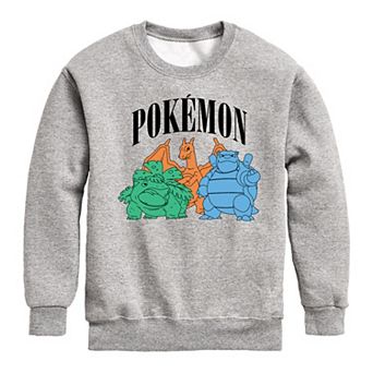 Boys 8-20 Pokemon Charizard Group Crew Fleece