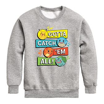 Boys 8-20 Pokemon Partners GCEA Crew Fleece