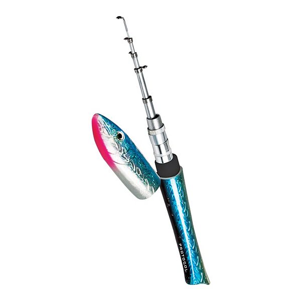 catch pole for fish More Lake Pond Spinning Kit Grey/Black style container Smarkey Dog Catch Net Pole
