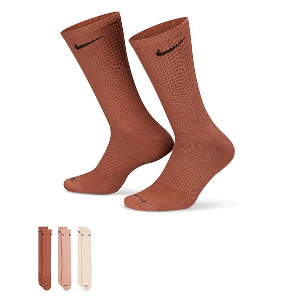 Women s Nike 3 Pack Everyday Plus Cushioned Training Crew Socks