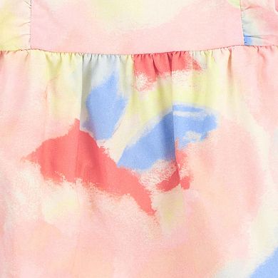 Baby Girl Carter's Cloud Dye Sleeveless Bubble Bodysuit & Cap Set