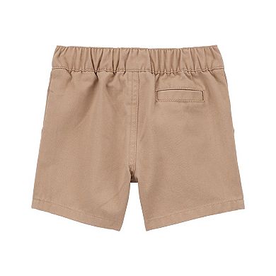 Baby Boy Carter's Short Sleeve Button Down Shirt & Chino Shorts Set