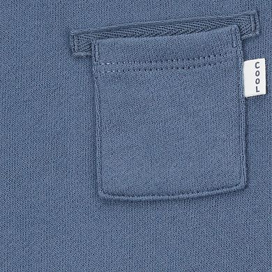 Baby Boy Carter's Sweatshirt, Bodysuit & Shorts Set