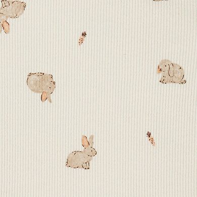 Baby Carter's 2-Piece Bunny Print Long-Sleeve Tee & Pants Set