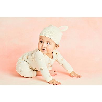 Baby Carter's 2-Piece Bunny Print Long-Sleeve Tee & Pants Set